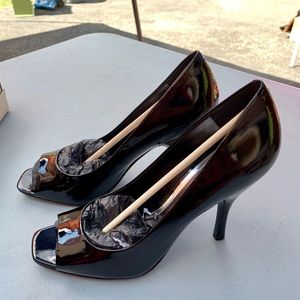 BCBGeneration Women's Ariel Open-Toe Pump, Black